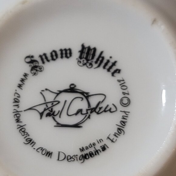 Paul Cardew Design England 2012 - Snow White Poisoned Apple Porcelain Teapot - Picture 13 of 13